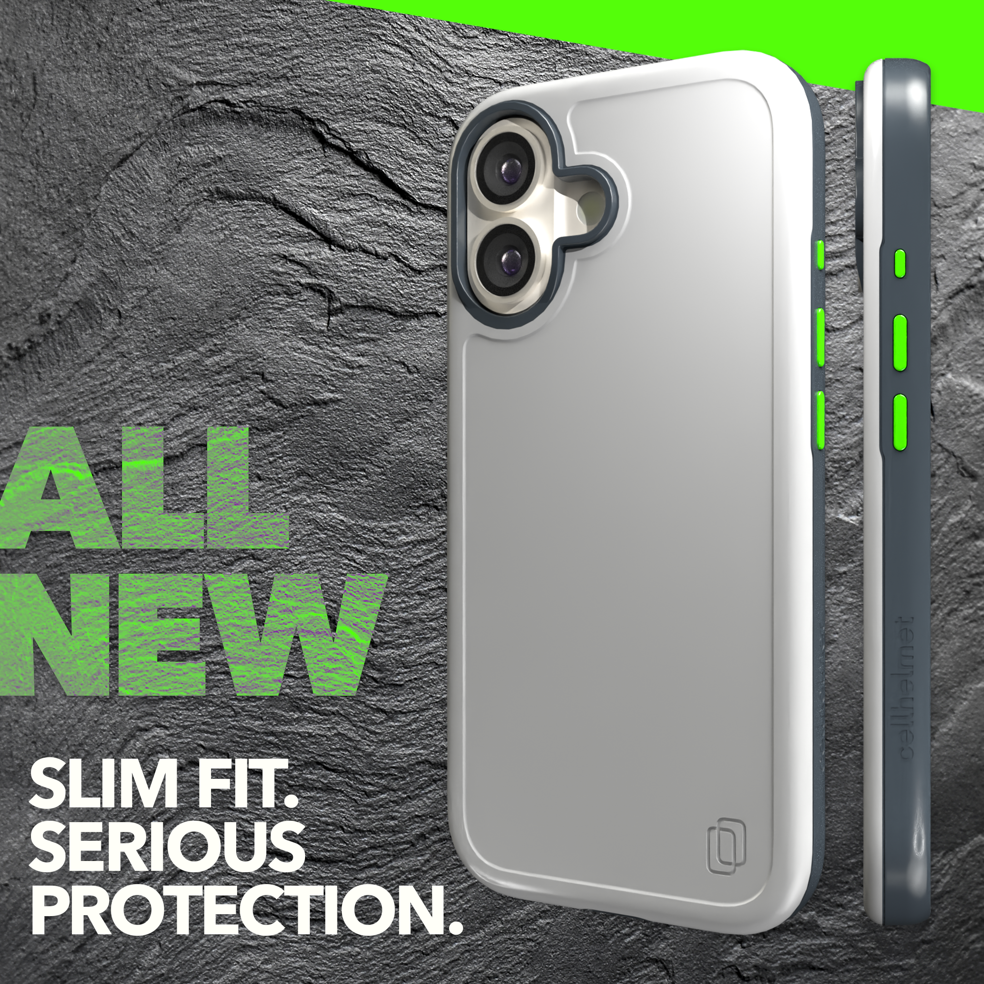 Shock-Absorbent MagSafe® Case for Apple iPhone 17 in Hyper Slate | Fortitude Series