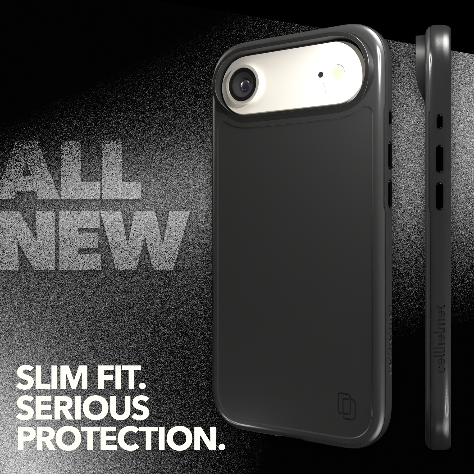 Shock-Absorbent MagSafe® Case for Apple iPhone Air in Black | Fortitude Series