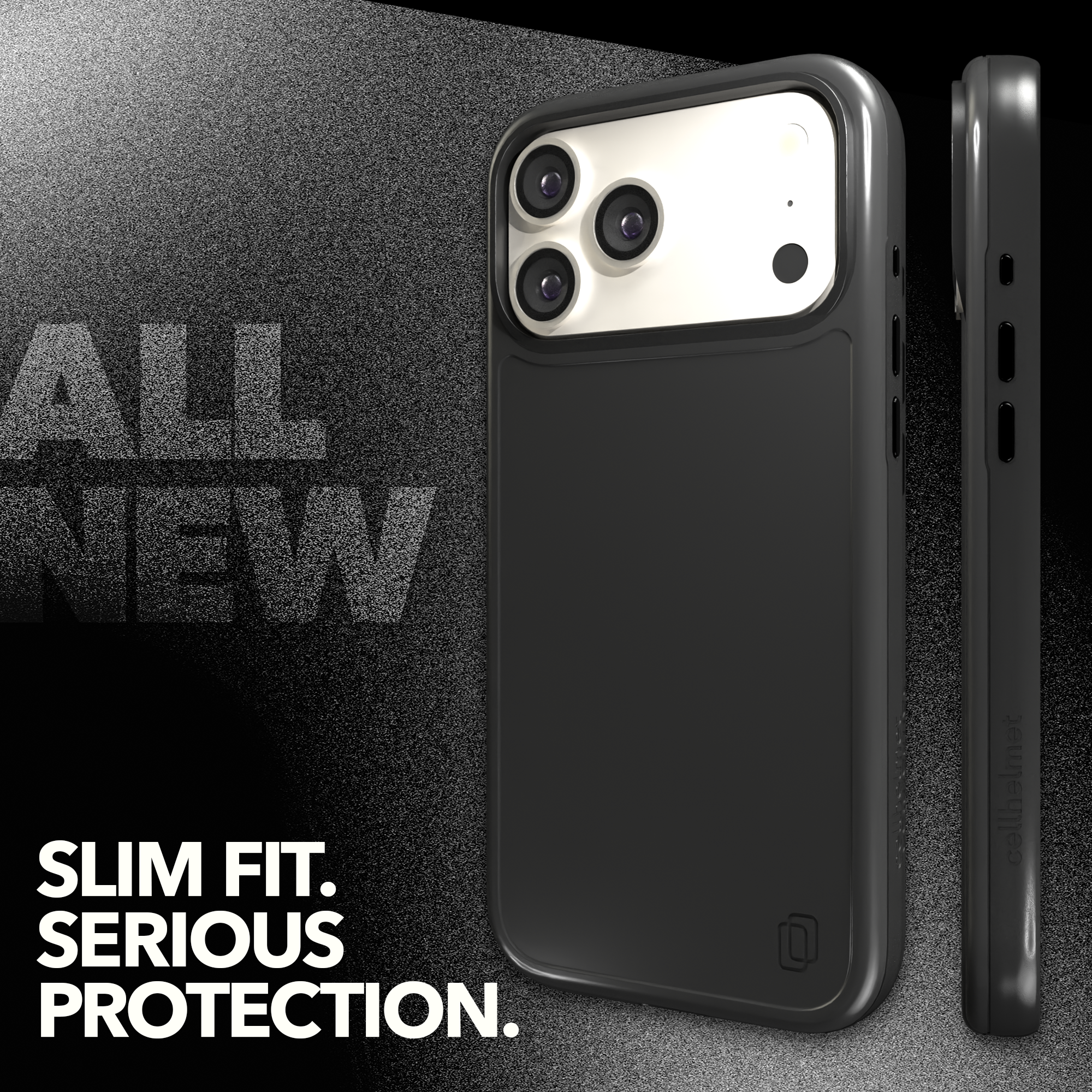 Shock-Absorbent MagSafe® Case for Apple iPhone 17 Pro Max in Black | Fortitude Series