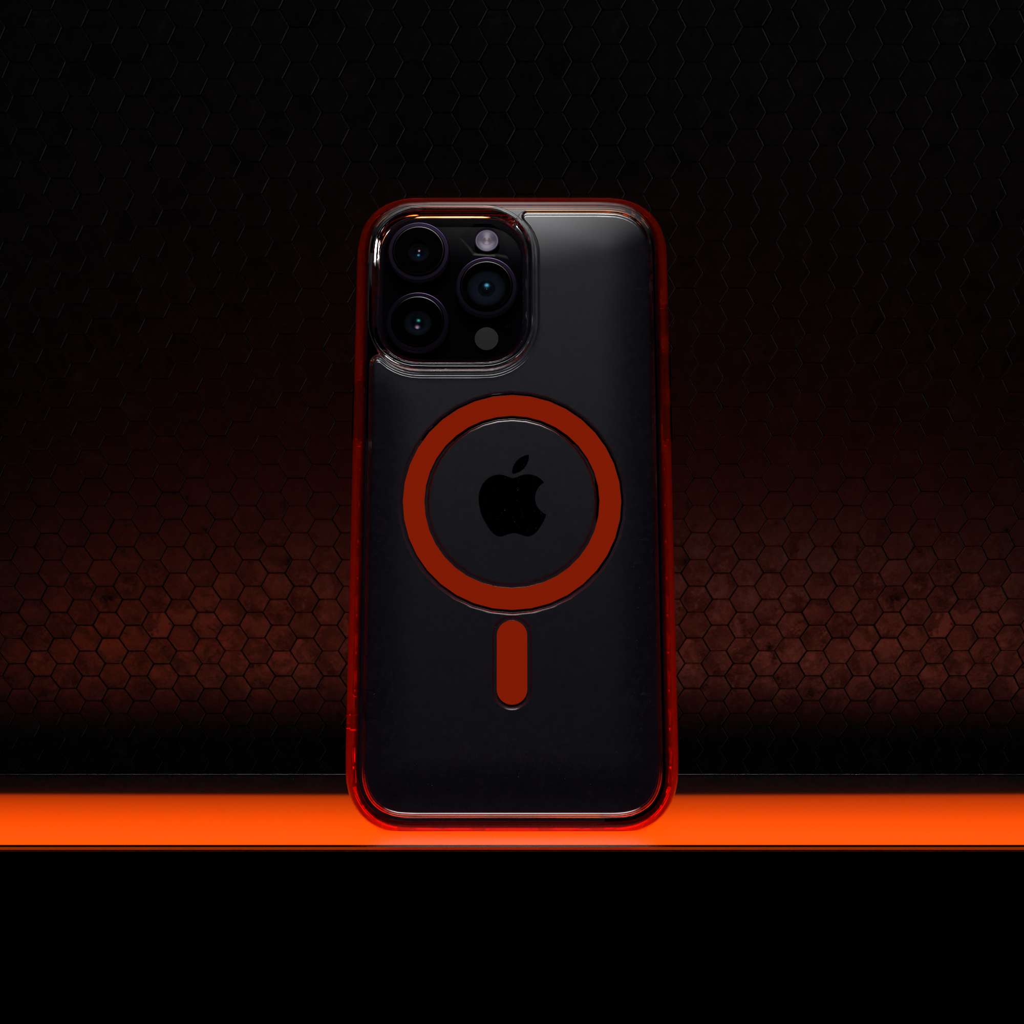 MagSafe® Case for Apple iPhone 14 Pro | Blaze Orange | Magnitude Series