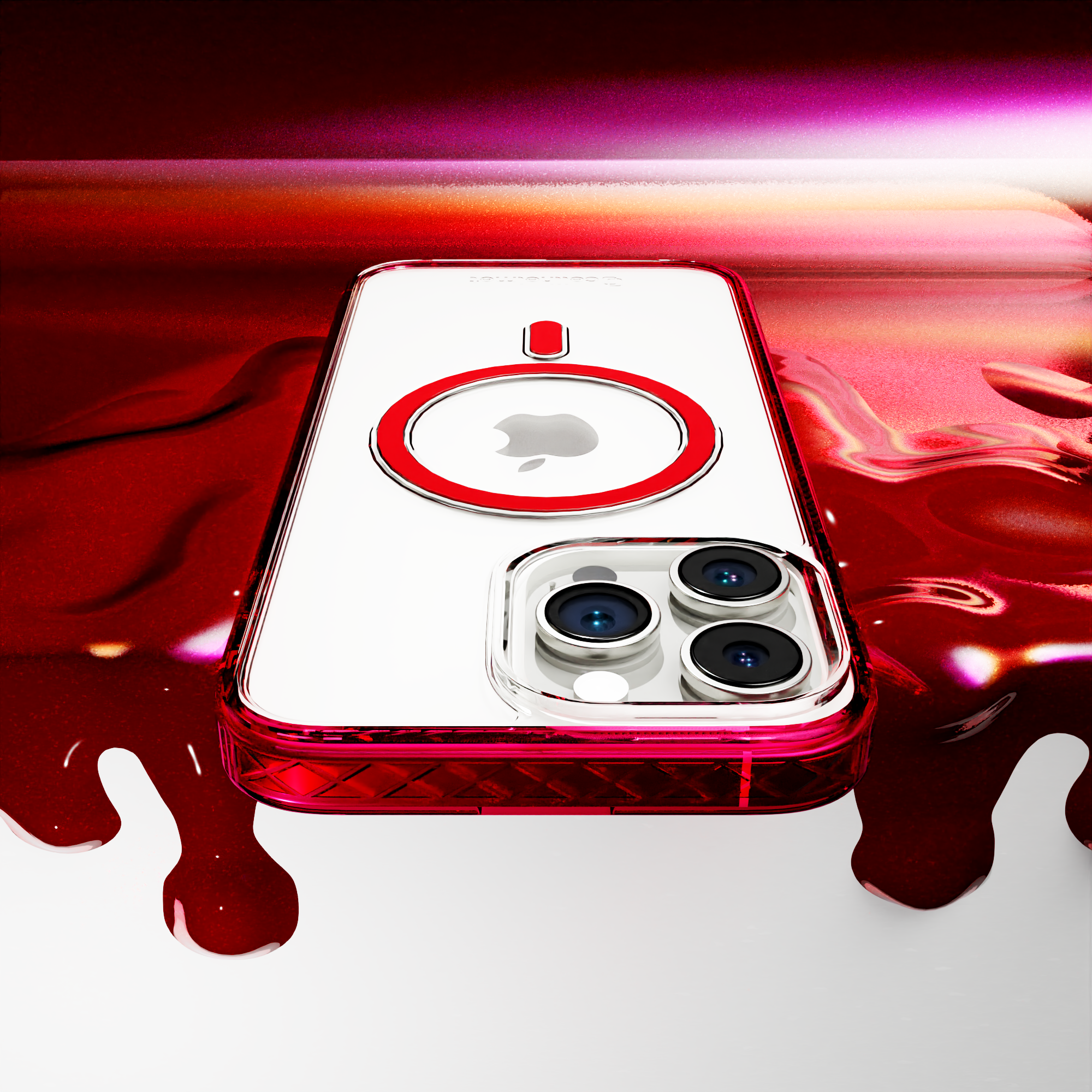 MagSafe® Case for Apple iPhone 15 | Scarlet Red | Magnitude Series