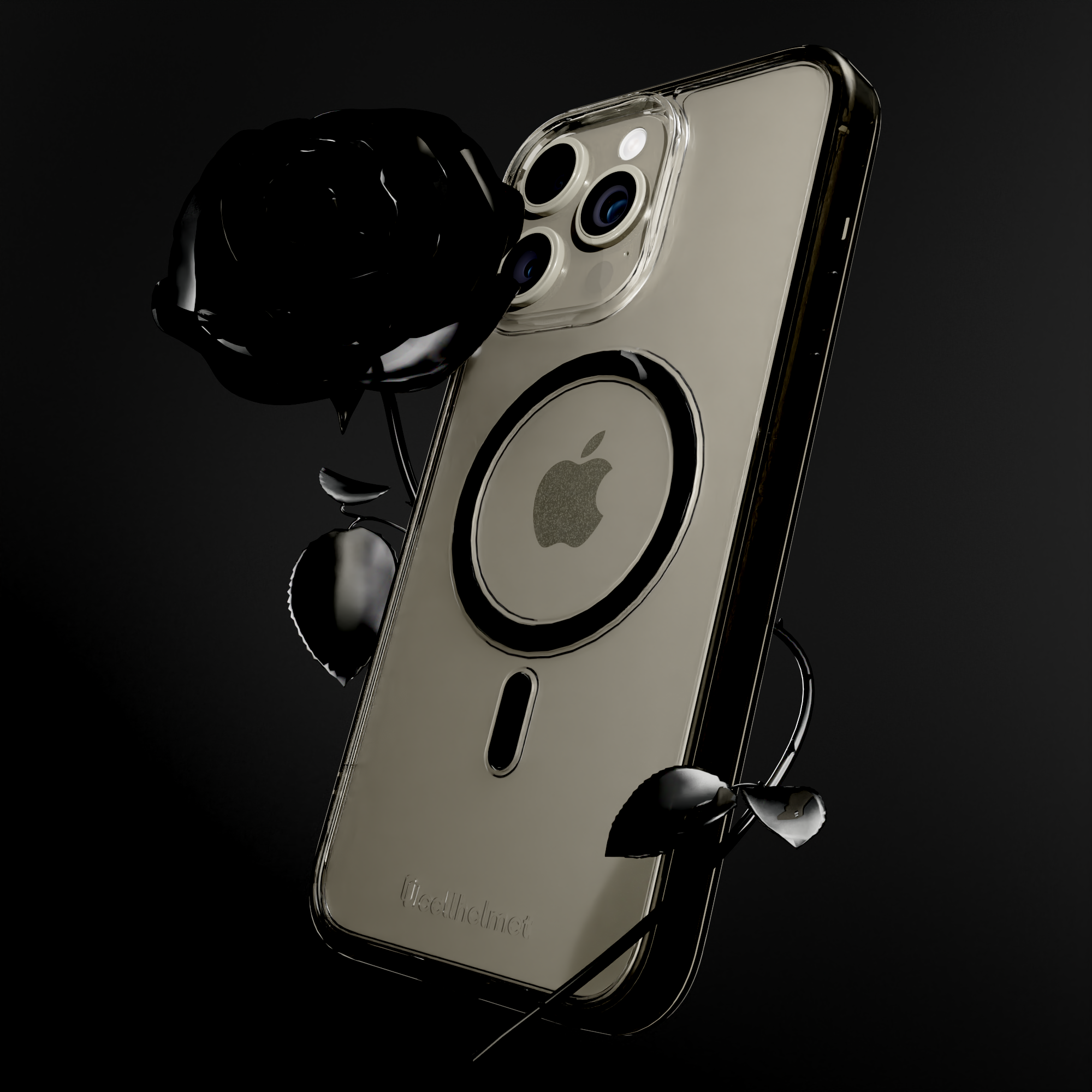 MagSafe® Case for Apple iPhone 15 Pro Max | Onyx Black | Magnitude Series