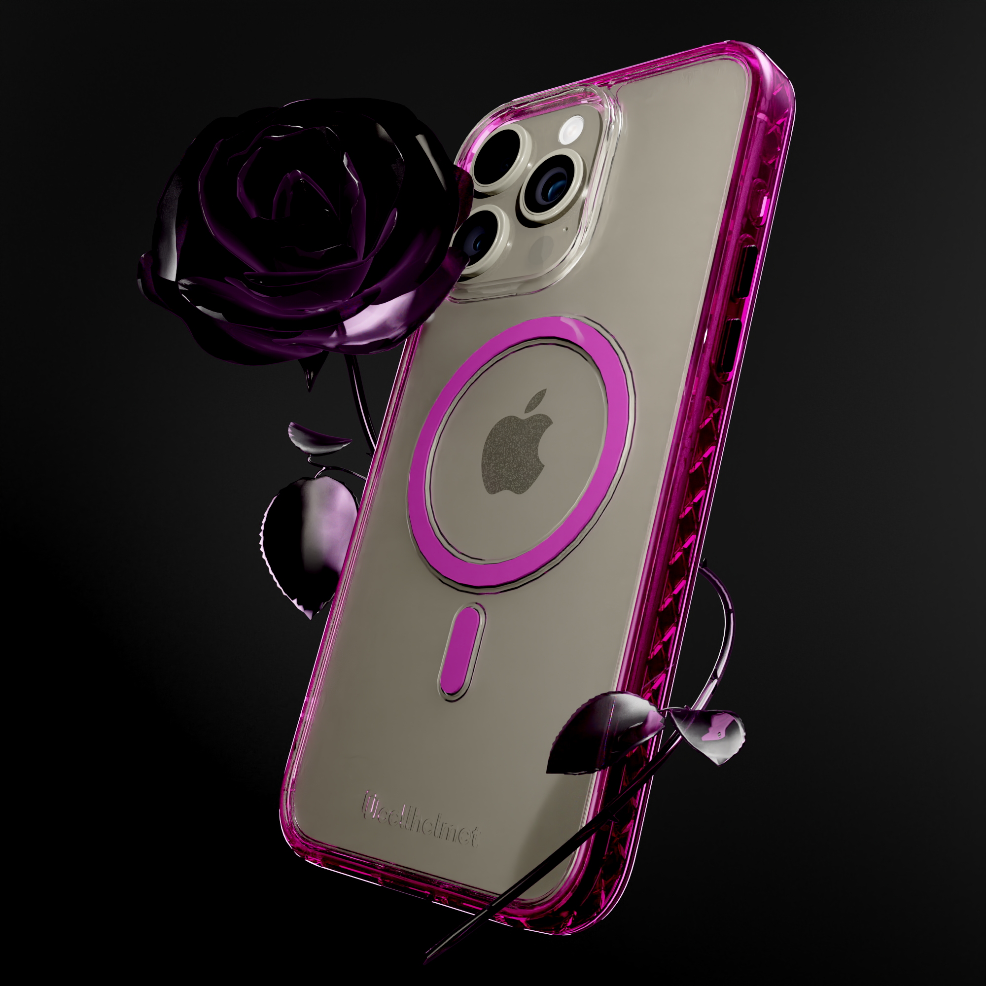 MagSafe® Case for Apple iPhone 15 Pro Max | Vivid Magenta | Magnitude Series
