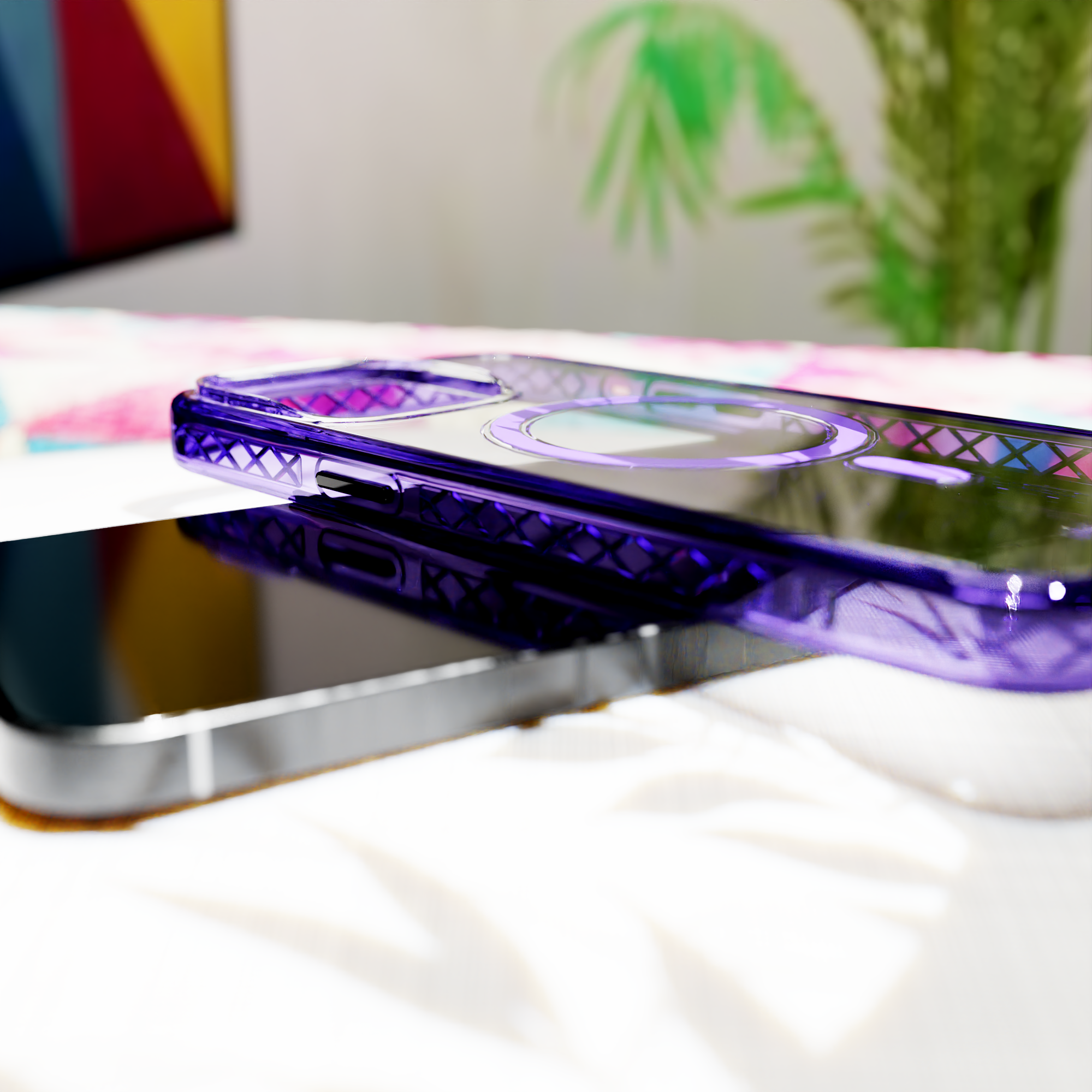 MagSafe® Case for Apple iPhone 15 Plus | Midnight Lilac | Magnitude Series