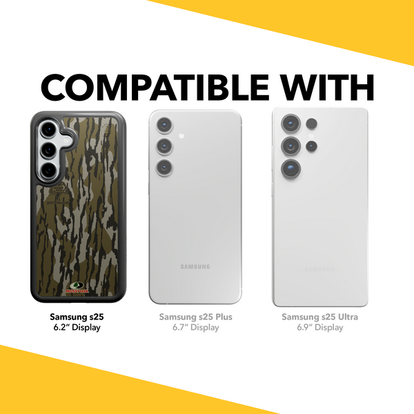 Shock-Absorbent MagSafe® Case for Samsung Galaxy S25 | Mossy Oak Botto