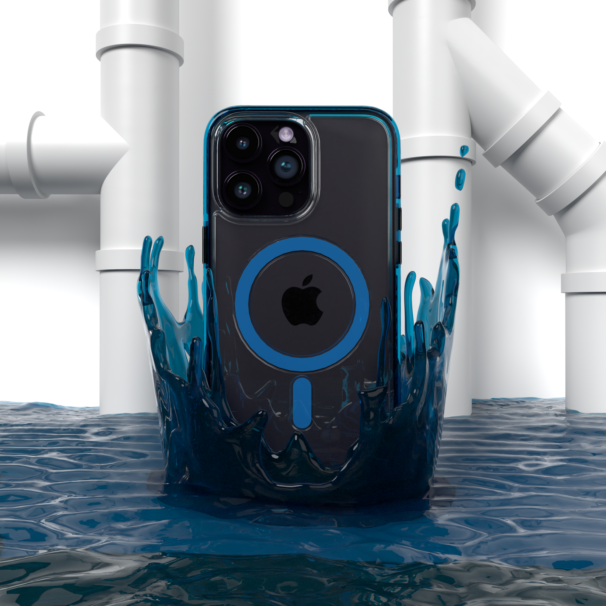 MagSafe® Case for Apple iPhone 14 Pro Max | Deep Sea Blue | Magnitude Series