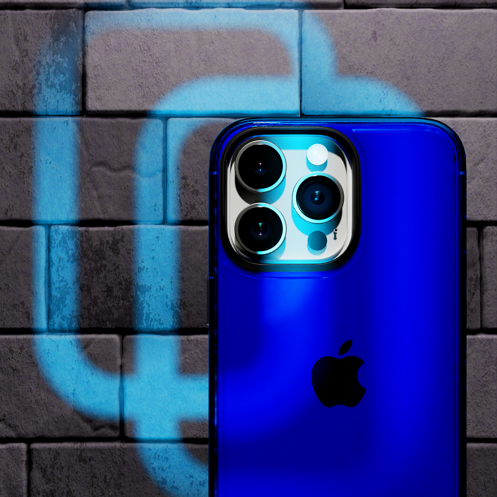 Slim TPU Case for Apple iPhone 15 Pro | Bermuda Blue | Altitude Series