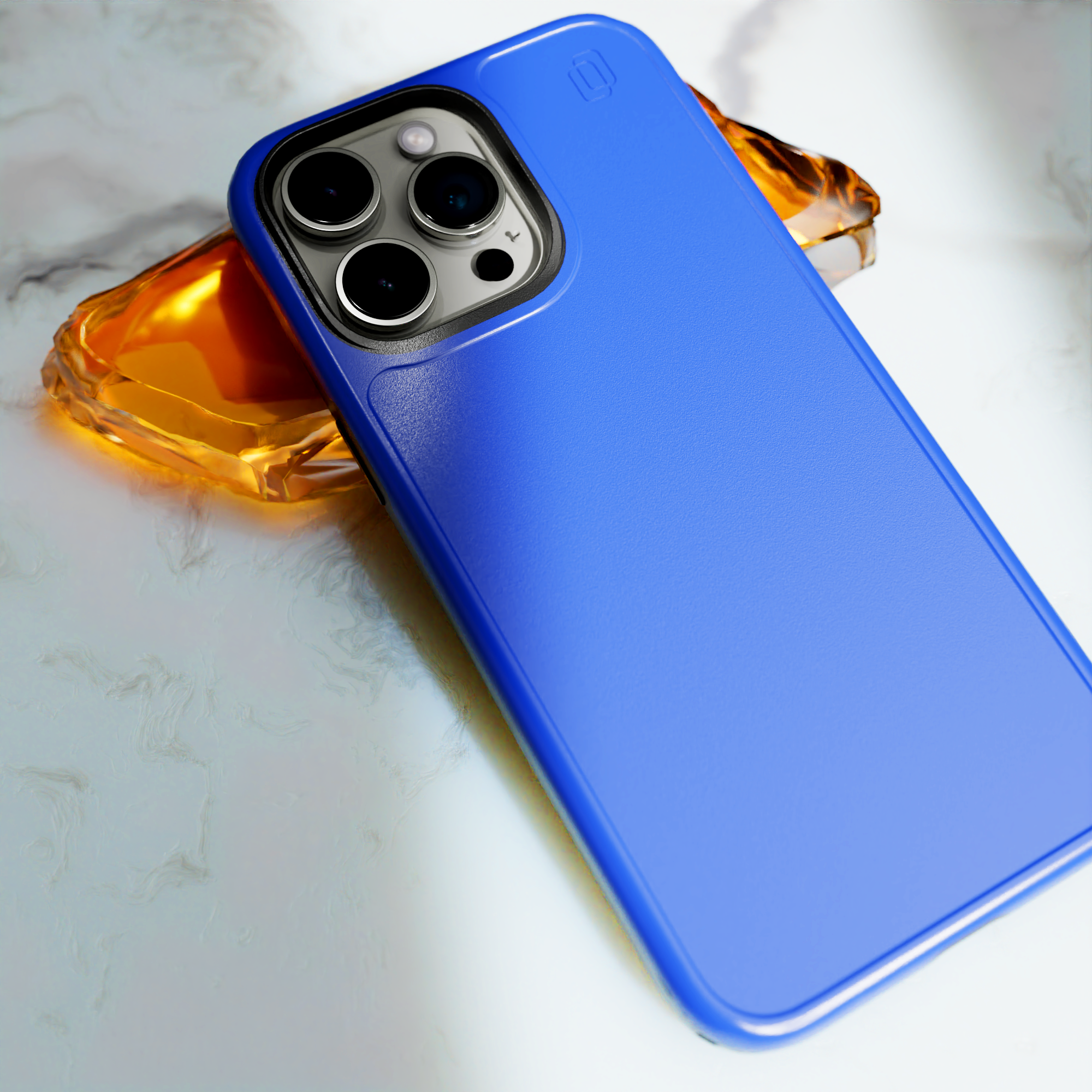 Shock-Absorbent Magsafe® Case for Apple iPhone 15 Pro | Bermuda Blue | Fortitude Series