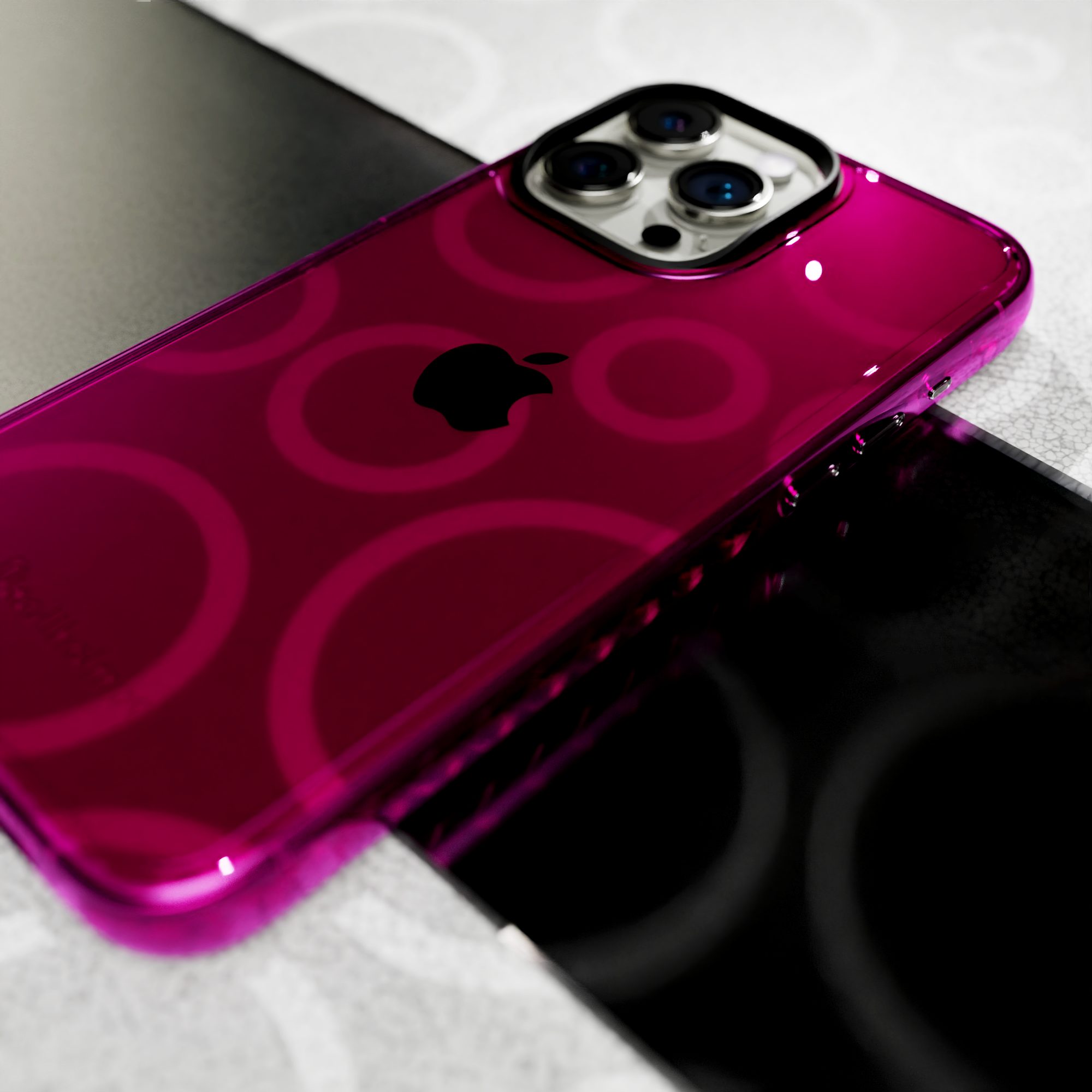 Slim TPU Case for Apple iPhone 15 Pro Max | Vivid Magenta | Altitude Series