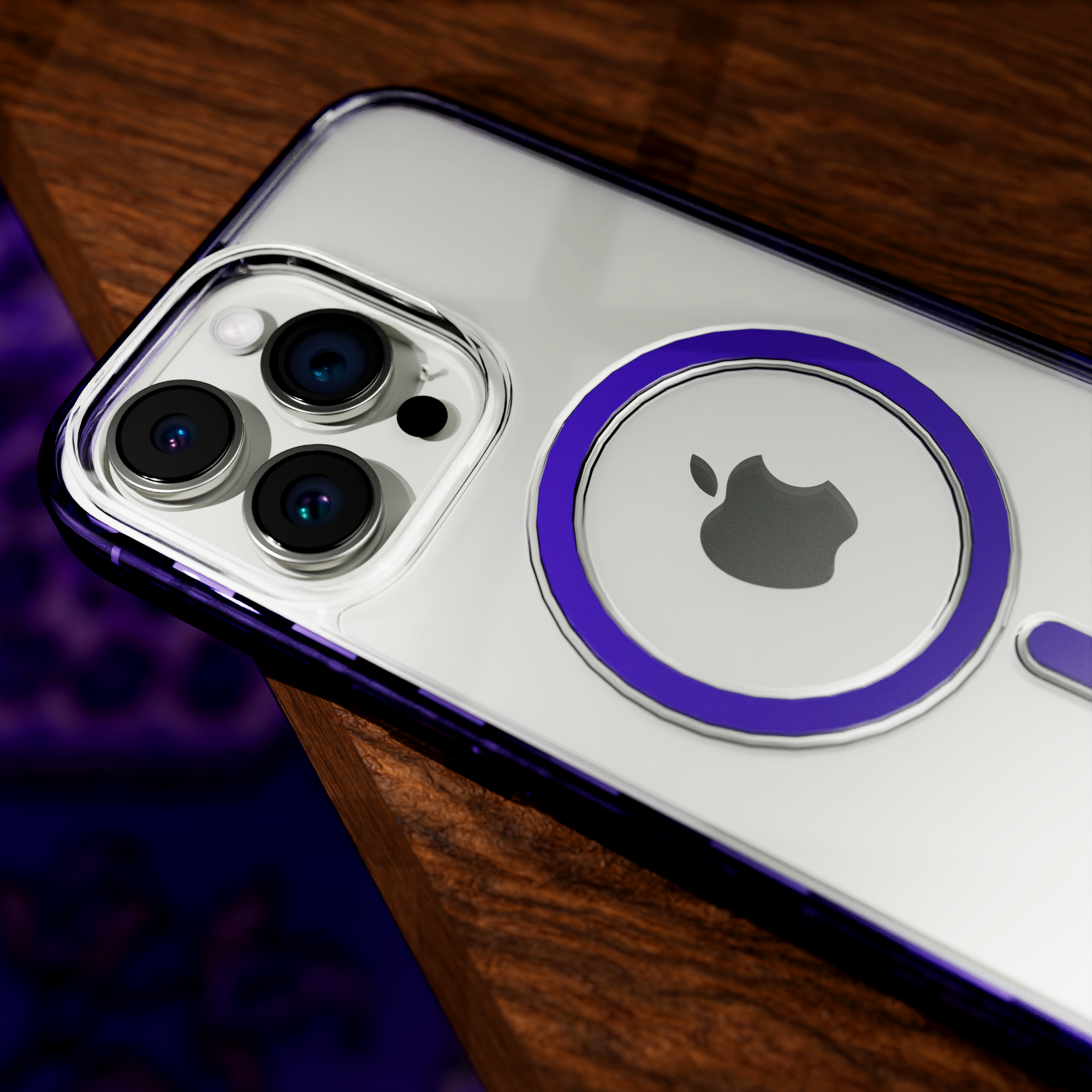 MagSafe® Case for Apple iPhone 15 Plus | Midnight Lilac | Magnitude Series