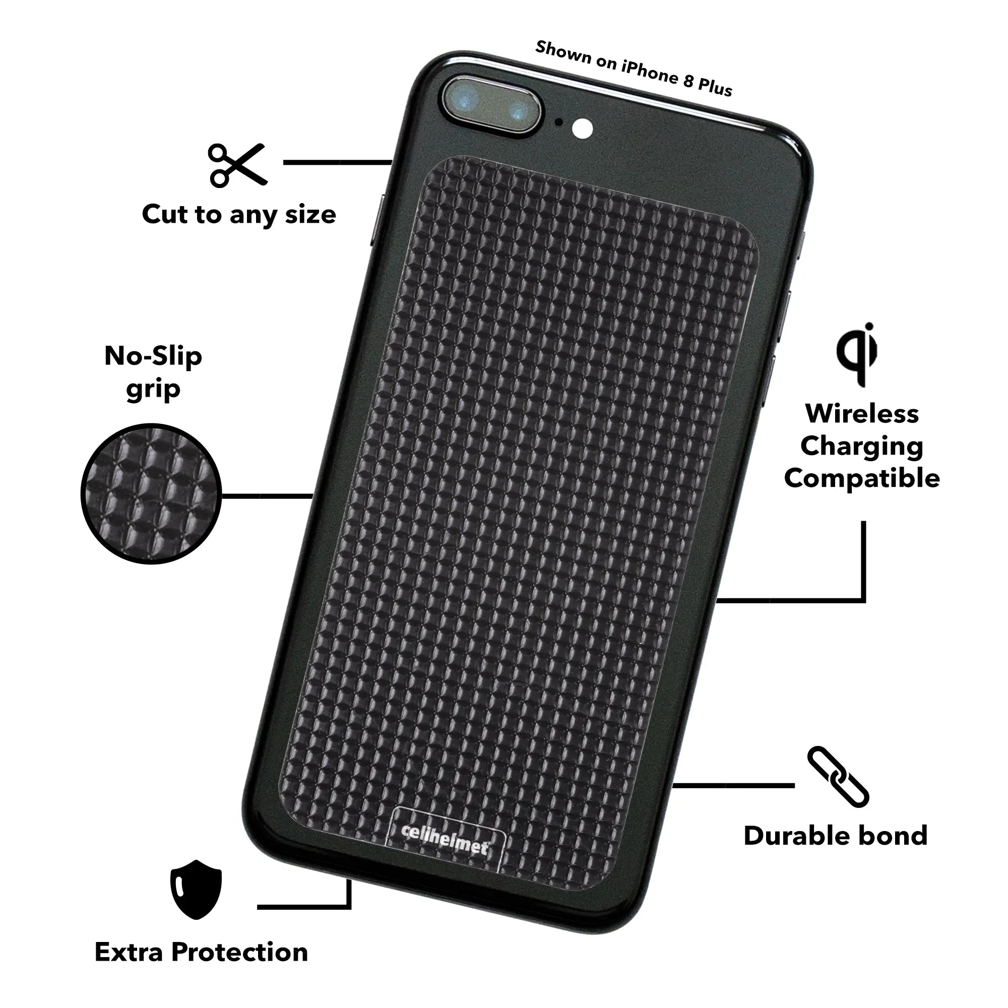 tackbacks Black Phone XL -  -  - cellhelmet