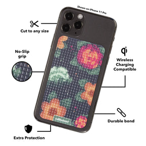 tackbacks Painted Floral Phone Standard -  -  - cellhelmet