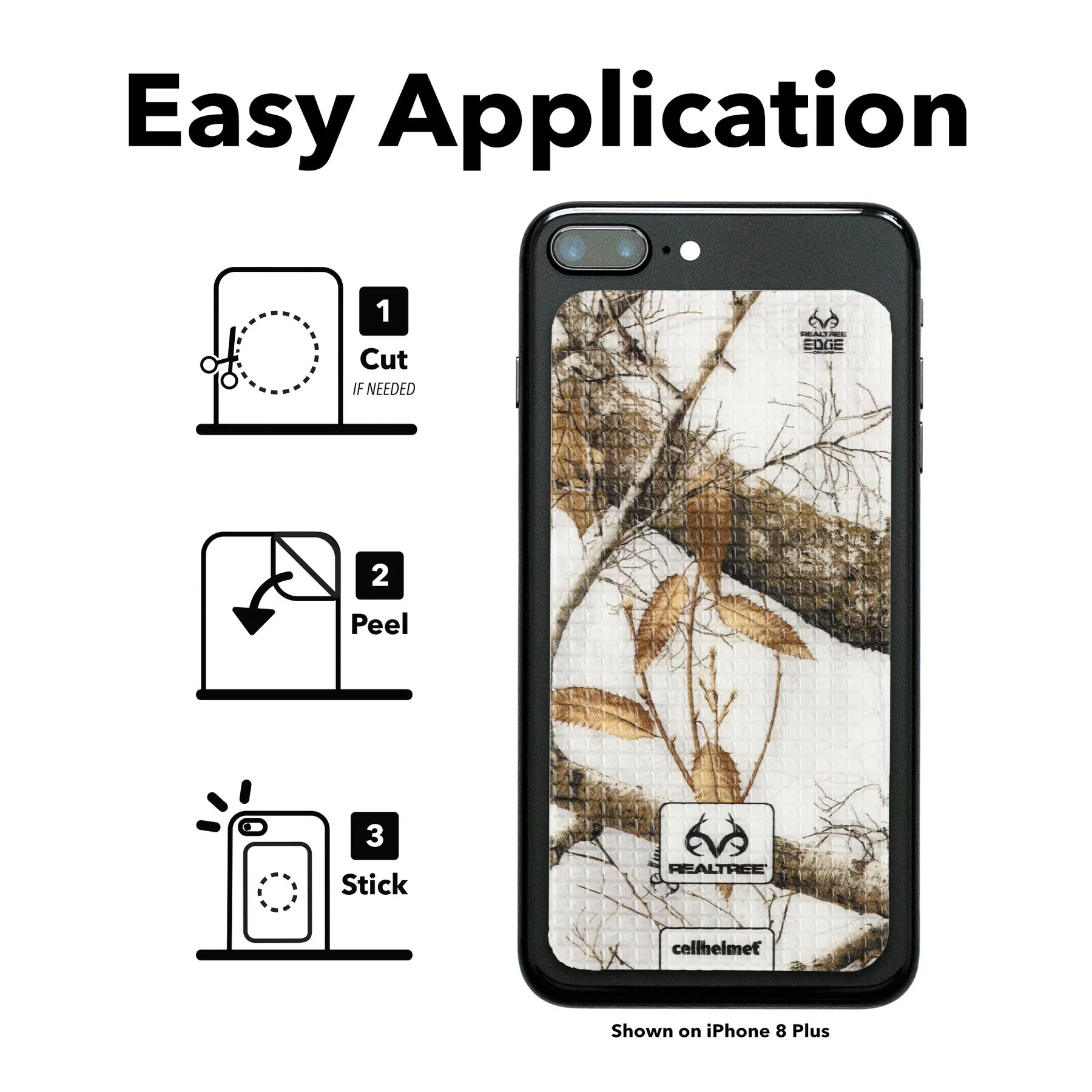 tackbacks Realtree Edge Snow Phone XL -  -  - cellhelmet