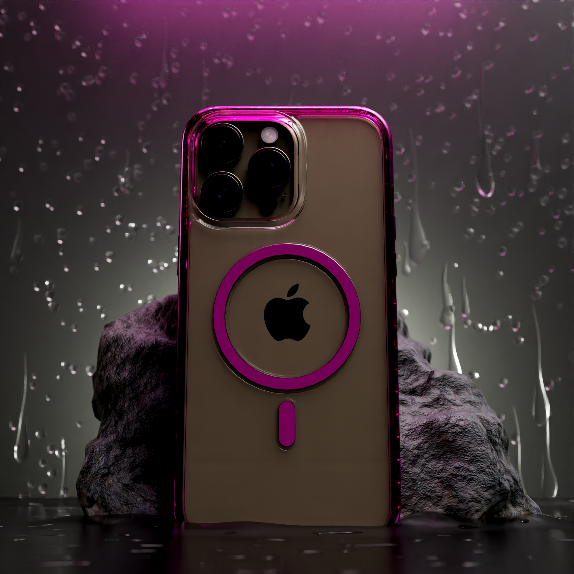 MagSafe® Case for Apple iPhone 15 Pro Max | Vivid Magenta | Magnitude Series