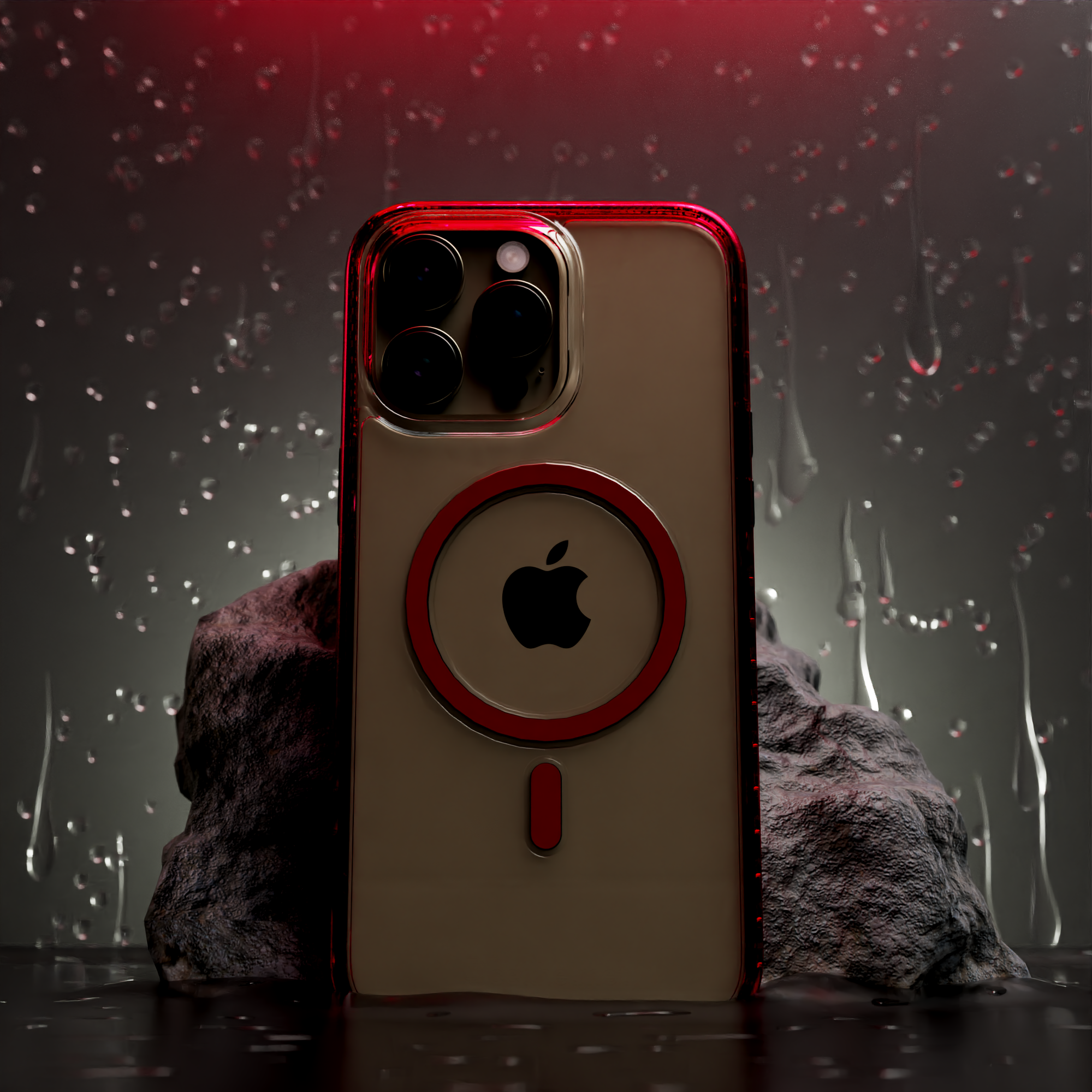 MagSafe® Case for Apple iPhone 15 | Scarlet Red | Magnitude Series