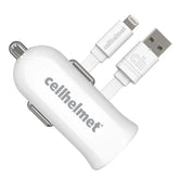 cellhelmet Car Charger with Mfi Apple Certified Lightning Port